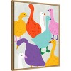Amanti Art Duck Around a Find Out by Uma Gokhale Framed Canvas Wall Art - 2 of 4
