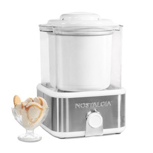 Nostalgia 2 Qt Stainless Steel Ice Cream Maker - 1 of 4