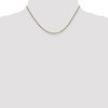 Black Bow Jewelry 1.8mm 14k Yellow Gold Flat Figaro Necklace Chain - 2 of 4