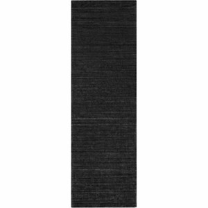 Hauteloom Flat Black Premium Wool Area Rug - 1 of 4