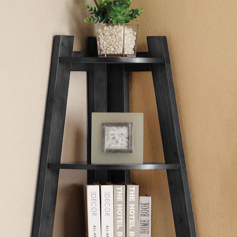 63.25" Lynch 5 Shelf Corner Bookcase - HOMES: Inside + Out, 4 of 6