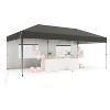 10'x 20' Pop up Canopy Tent with 210 D Oxford Fabric for Farmers' Market, Wedding Event, Camping - 2 of 4