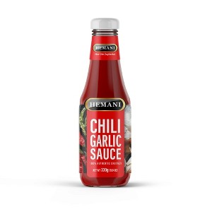 HEMANI Chili Garlic Sauce 11.6 OZ (330g) Chutney - Ready To Use - Delicious dipping sauce - Great for Chicken Wings, Pizza, Marinades, Fries, Veggies - 1 of 3