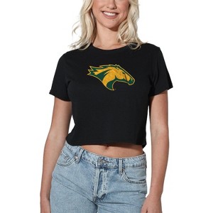 Women's California State Polytechnic University Pomona Distressed Primary Logo Crop Top T-Shirt - 1 of 4