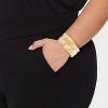Textured Hinged Cuff Bracelet - A New Day™ Gold - 2 of 4
