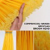 Bison Life Angle Broom for Floor Cleaning with 61" Threaded Plastic Screw Extension Handle - 3 of 4