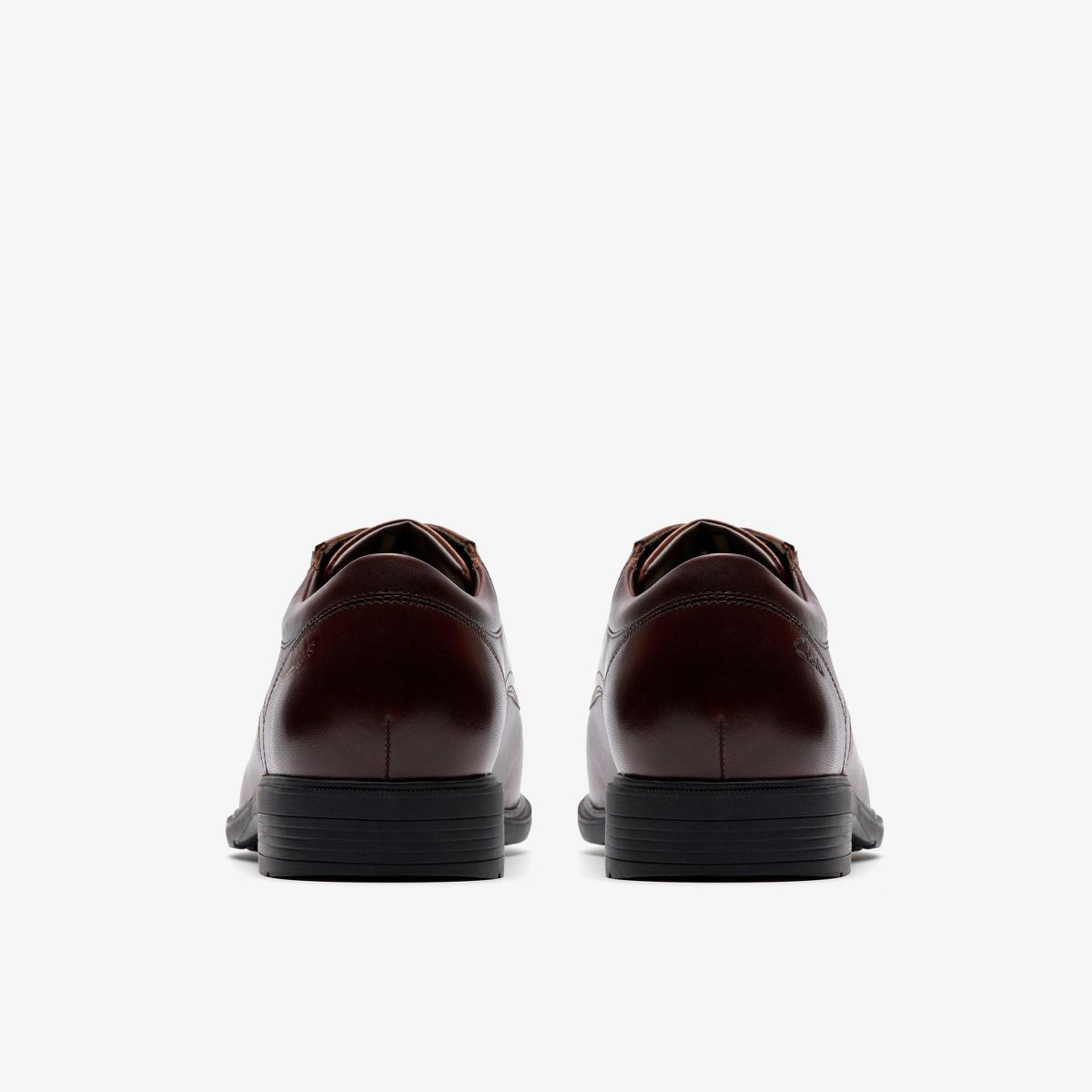Clarks Mens Steadwell Cap Mahogany Shoes - thumbnail 5