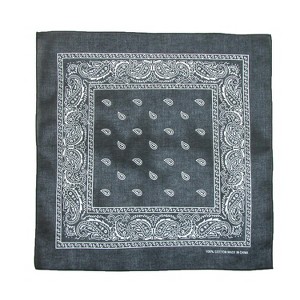 CTM Cotton Paisley All-Purpose Bandanas (Pack of 5 of Same Color) - 1 of 4