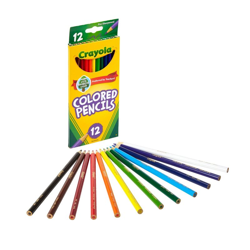 Crayola 12ct Kids Pre-Sharpened Colored Pencils, 5 of 13