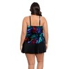 Women's Trimshaper Farrah Swim Romper - Fern Forest - 3 of 3