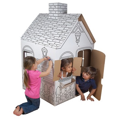 cardboard playhouse target