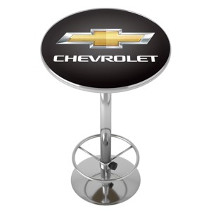 Chevrolet Logo Bar Table with Footrest - 1 of 4