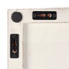 48"x16" Wooden Geometric Handmade Abstract Spotted Panel Wall Decor White - Olivia & May: Carved MDF, Modern Art, Indoor - 3 of 4
