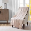 Gracie Mills Salvatore Oversized Stitched Scalloped Edges Throw Blanket - 2 of 4