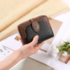 FATMOON Small Women’s Genuine Leather Wallet - RFID Blocking with 7 Card Slots & Zipper Coin Pocket ID Window,for Daily,Travel & Shopping - 2 of 4