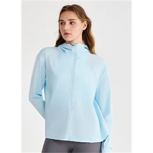 Clotth Women's Outdoor Sun Protection Jacket - Relaxed Fit Cooling Breathable Hooded Sun Protection Coat, Women's Beach Jacket - 1 of 4