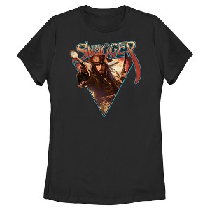 Women's Pirates of the Caribbean: Curse of the Black Pearl Jack Sparrow Swagger T-Shirt - 1 of 4