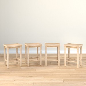 Stool Counter Height, (24in) - 4 pack - 1 of 4