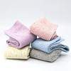 SERISIMPLE Women Cotton Rib Retro Casual Thin Comfy Breathable Crew Socks Black Large 5 Pairs - 4 of 4