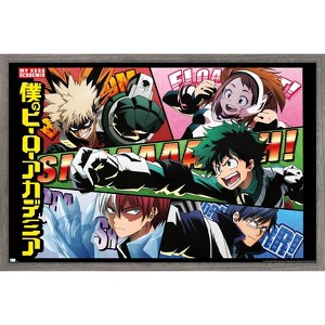 Trends International My Hero Academia - Comic Framed Wall Poster Prints - 1 of 4