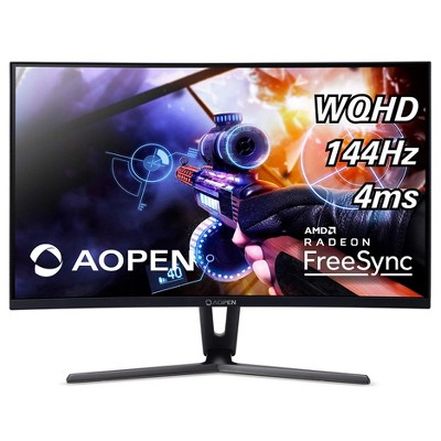 AOPEN 32H 31.5" Widescreen LCD Gaming Monitor WQHD 2560x1440 4ms 144Hz (VA) - Manufacturer Refurbished