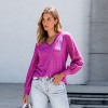 Women's Cutout Scalloped Lace V-Neck Shirt Top - Cupshe - 2 of 3