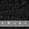 Women's Fuzzy Button-Front Sweaters Cardigan, Lightweight Fleece Blanket Wrap Shawls, Cozy Wearable Blanket, Valentine’s Day Gift for her - Catalonia - 3 of 4