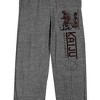 Godzilla Kaiju Men's Heather Gray Sleep Pajama Pants - image 2 of 3