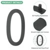 Unique Bargains 304 Stainless Steel Durable Rustproof House Numbers 1 Pc - 2 of 4