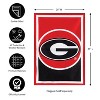 Evergreen Flag, DS New Burlap, Reg, University of Georgia - 2 of 4