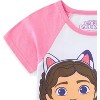 DREAMWORKS GABBY'S DOLLHOUSE Girls Short Sleeve T-Shirt and French Terry Shorts Set for Toddler and Big Kids - 4 of 4
