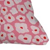 16"x16" Garima Dhawan Hydrangea Square Throw Pillow Pink - Deny Designs: Indoor, Removable Cover, Machine Washable - 3 of 4