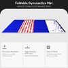 BalanceFrom Fitness All-Purpose Folding Anti Tear 4 Panel Fitness Mat w/ Sectional Floor Balance Beam for Aerobics & Gymnastics - 3 of 4