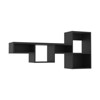 SEVOBAL Utility Storage Shelves Black 7 Shelf Vertical Storage Unit for Books Files and Office Essentials, Black, 9.9"*47.2"*22" - 3 of 4