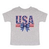The Juniper Shop Coquette USA Bow Toddler Short Sleeve Tee - 2 of 4