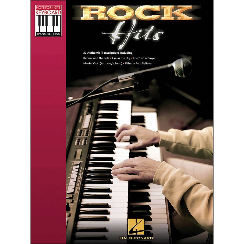 Hal Leonard Rock Hits - Note for Note Keyboard Transcriptions, 1 of 2