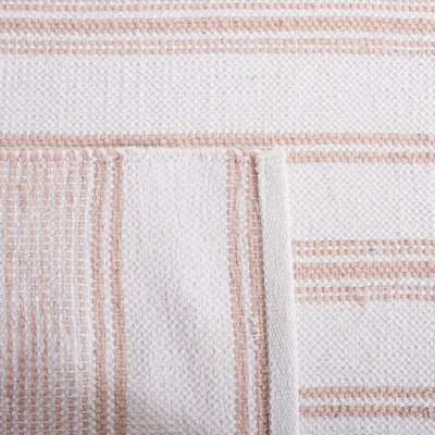 Ivory Cotton Classic Handwoven Flatweave 3'x5' Area Rug