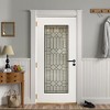 SpassWay 36"W*80"H Exterior Frosted Glass Prehung Front Entry Door Primed Interior Fiberglass Entrance Door - 3 of 4