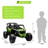 Kids Ride On Car, Licensed Can-Am 12V Ride On UTV w/Dual Motors, Remote Control & All-Terrain Tires - 3 of 4