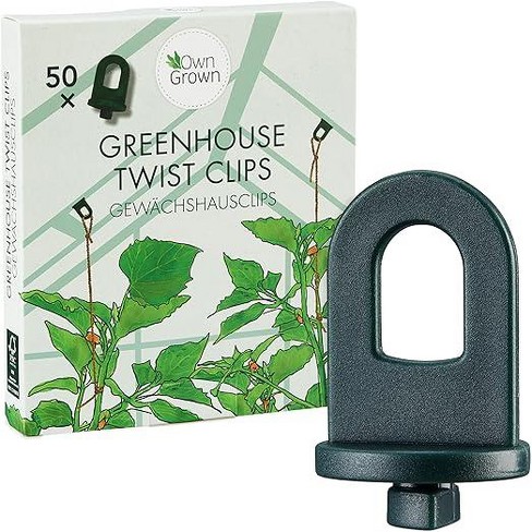 OwnGrown Greenhouse Clips: Durable Plant Holders for Climbing Plants