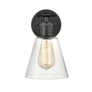 Elk Home Scone 1 - Light Vanity in  Matte Black - 1 of 3
