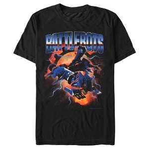 Men's Battlebots JackPot, SawBlaze, and Lock-Jaw T-Shirt - 1 of 4