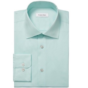 Calvin Klein Mens Steel Stain Shield Button Down Dress Shirt - 1 of 1