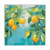 Kate & Laurel All Things Decor 30"x30" Sylvie Beaded Lemon Tree Framed Canvas by The Creative Bunch Studio White - 2 of 4