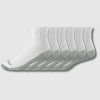 Dickies Men's 6pk Dri-Tech Quarter Socks - White 6-12: Cotton Blend, Midweight, Tagless, Machine Washable, Knit Construction - 3 of 4