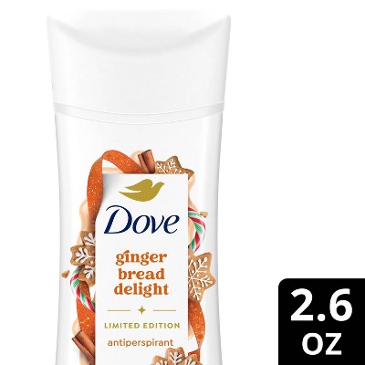 Dove Beauty Advanced Care Limited Edition Holiday Treat Antiperspirant and Deodorant - Gingerbread Delight - 2.6oz