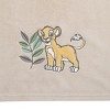 Disney Lion King Leader of the Pack Grey, Sage, and Yellow Super Soft Baby Blanket with Simba Applique - 3 of 4