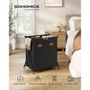 SONGMICS Laundry Hamper, Laundry Basket, Laundry Sorter Collapsible X-Frame, Clothes Organizer with Customizable Labels - 2 of 4