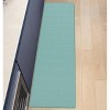 Home Mart Goods Light Blue Comfort Anti-Fatigue Plush Waterproof Non-slip Runner Mat - 18"x59" - 3 of 4
