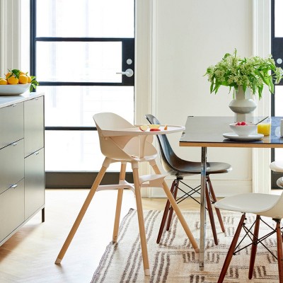 Lalo High Chair - Grapefruit